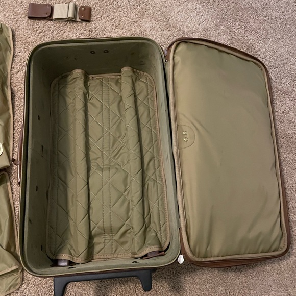 COPY - Ghurka leather rolling suitcase - Picture 4 of 13